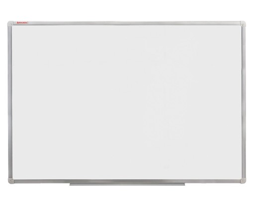 Магнитная доска на стену BRAUBERG 90х120 см, алюминиевая рамка в Первоуральске - изображение