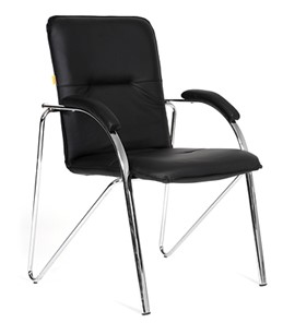 Офисное кресло CHAIRMAN 850 Экокожа Terra 118 черная в Ревде