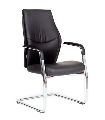 Кресло компьютерное CHAIRMAN Vista V Экокожа премиум черная в Ревде - изображение