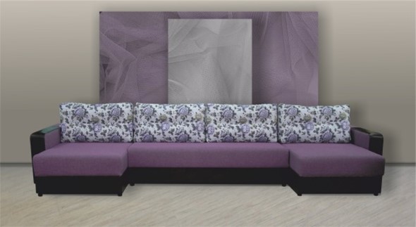 П-образный диван Виват Б Каре в Екатеринбурге - изображение